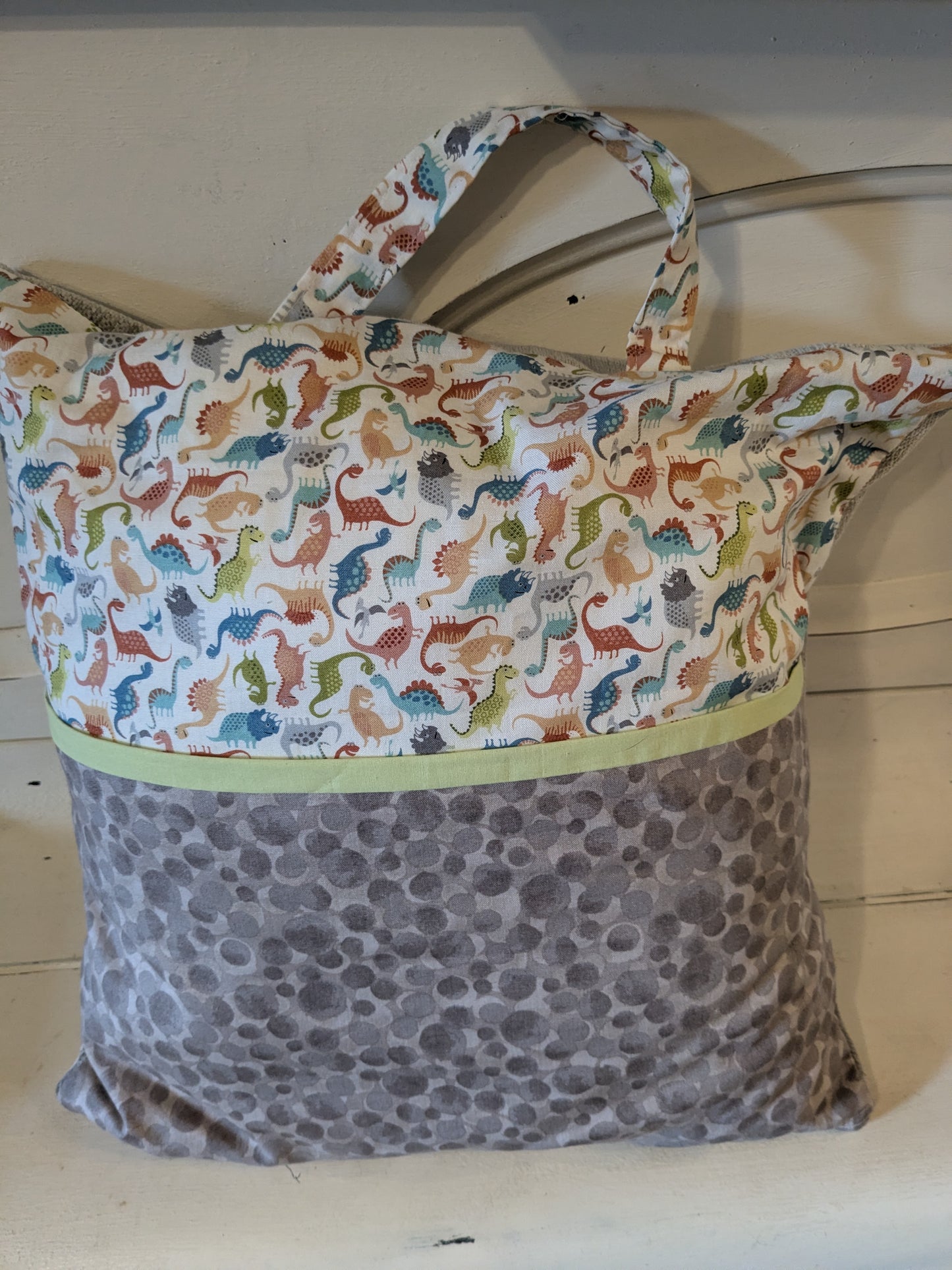 Dinosaur book cushion