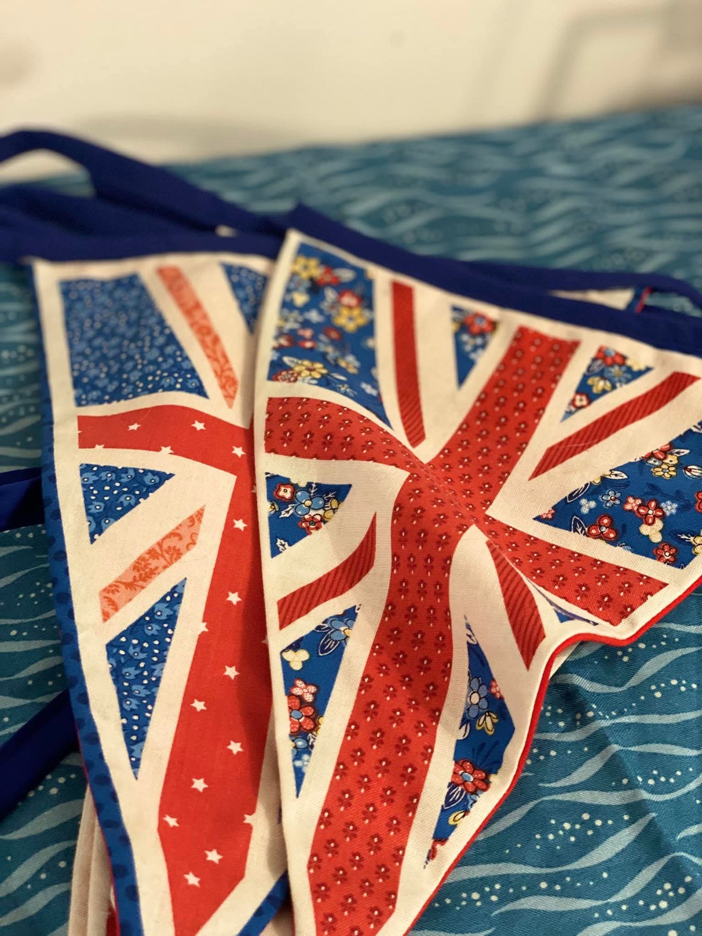 Bunting -Union Jack floral