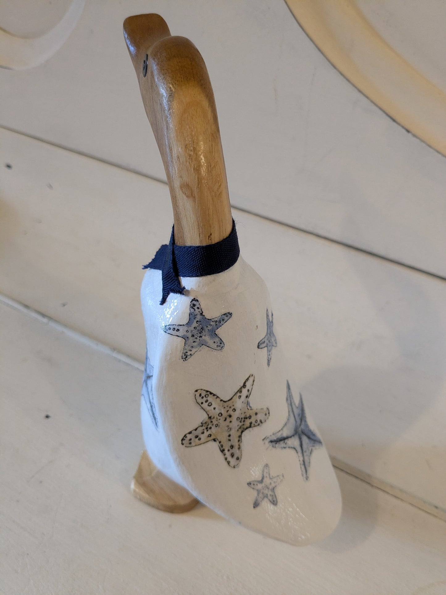 Decoupaged duck