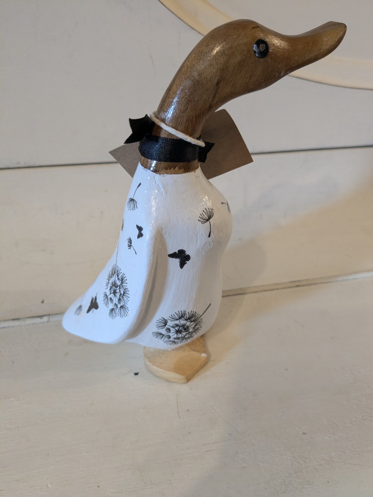Decoupaged duck